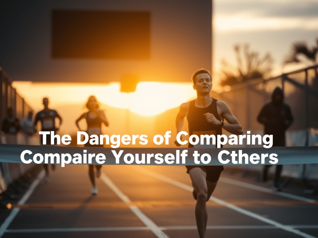 Person running alone on a track