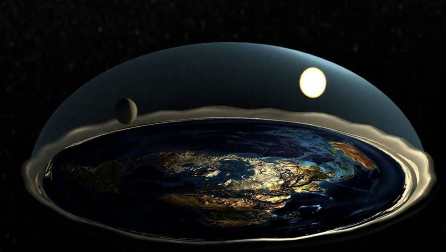 Artwork of a biblical description of the earth