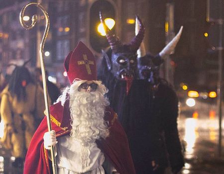 Sinterklaas and Krampus