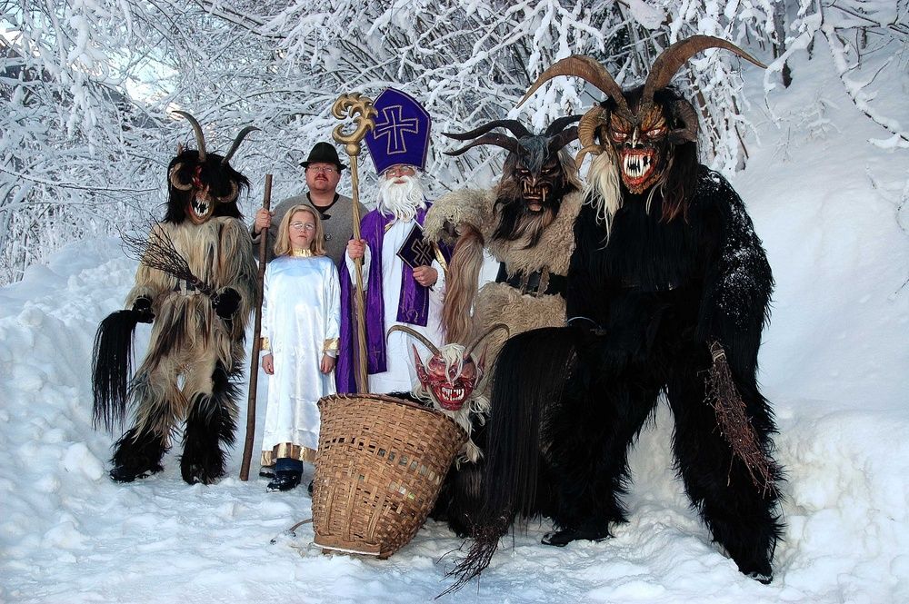 Sinterklaas and Krampus