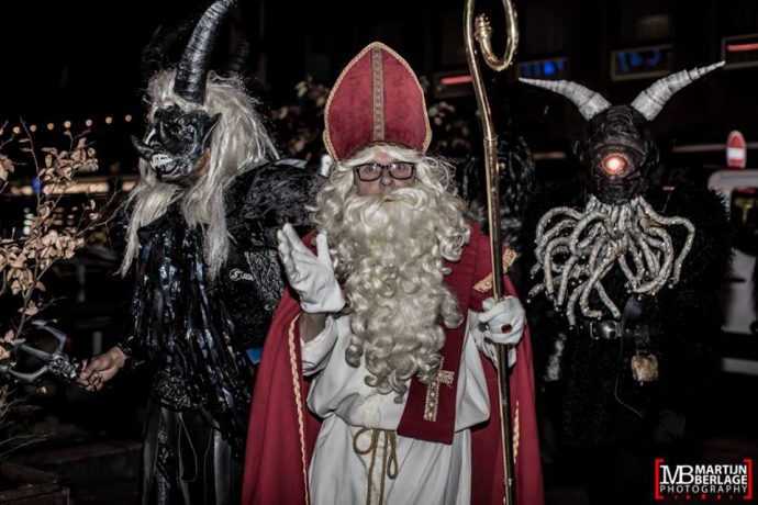 Sinterklaas and his demon