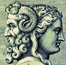 Janus, god of new year image