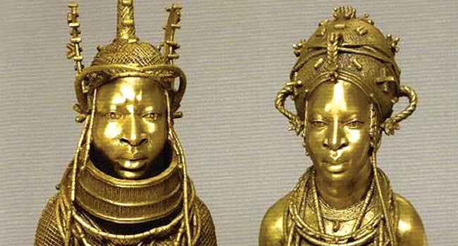 Ancient Benin bronze artefacts