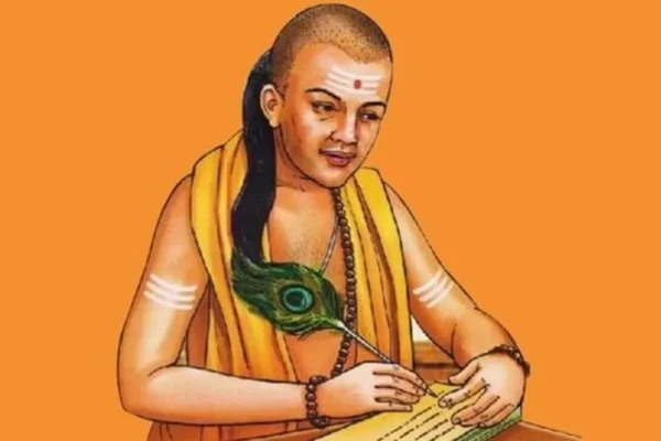 The artwork depicts Chanakya, who was widely regarded as a pivotal figure in the development of Chandragupta by historians.