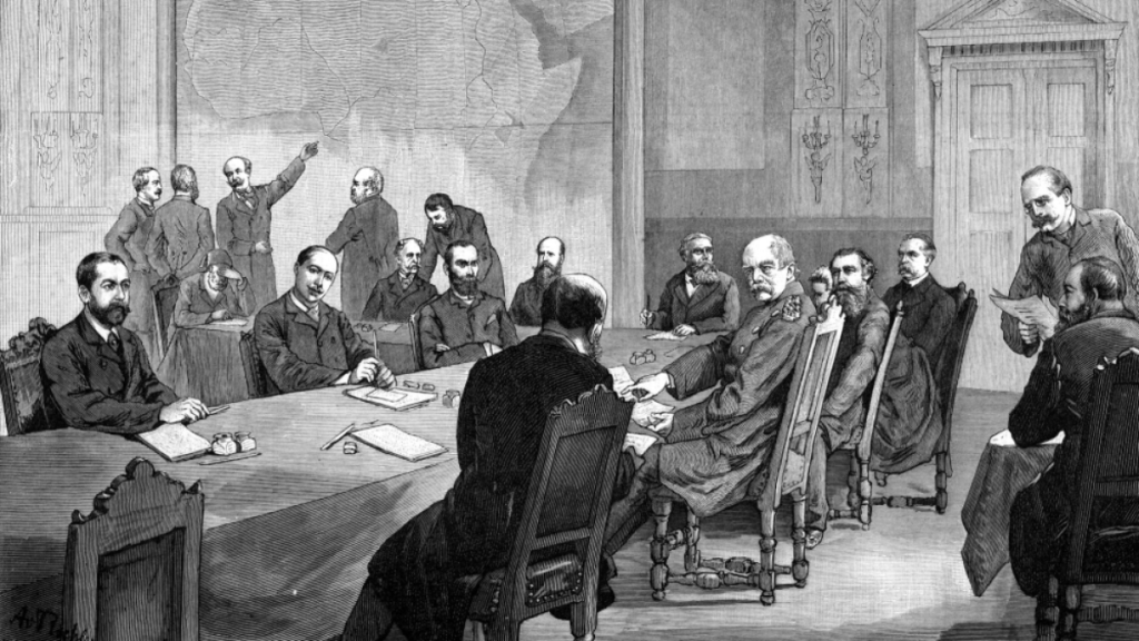 Artwork depicting Berlin Conference of 1884