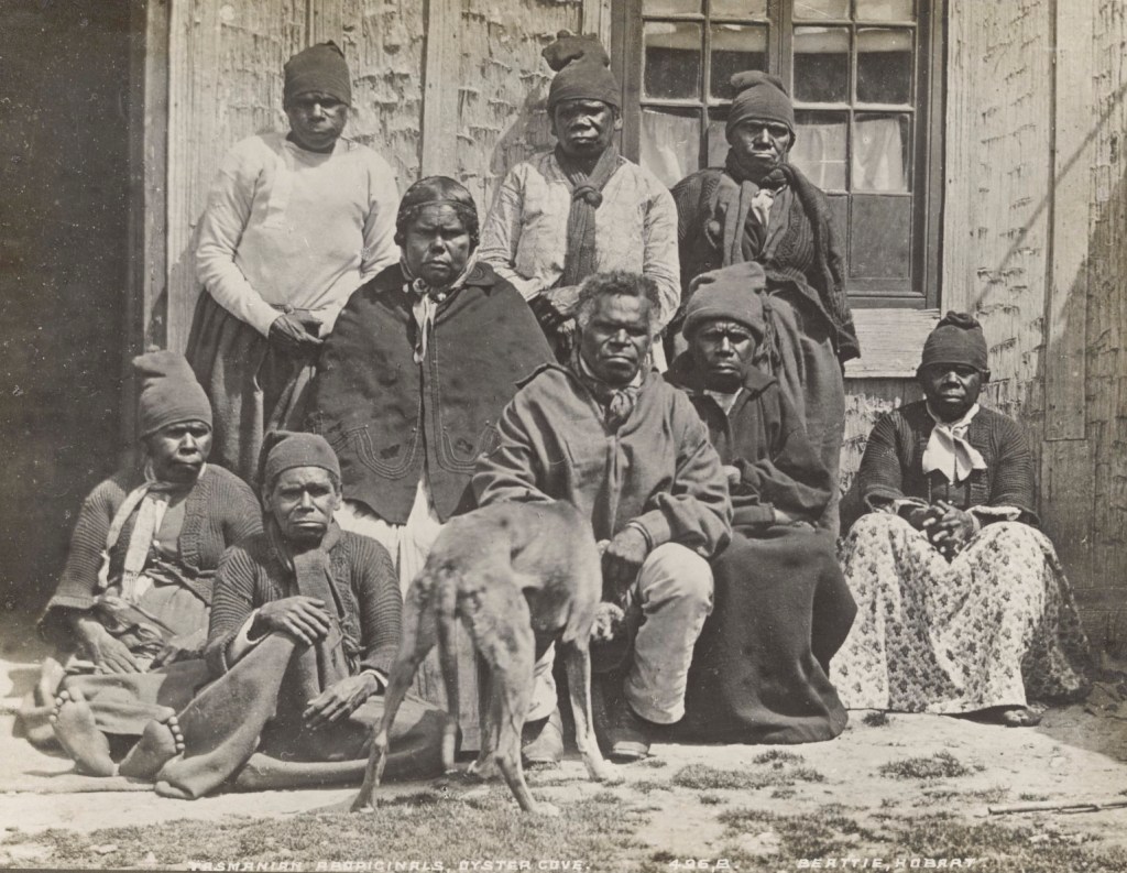 Tasmanian Aborigines, concentratd camps