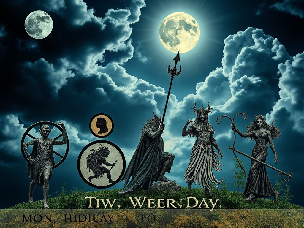 Pagan Origins of the Names of the Days of the Week and Months