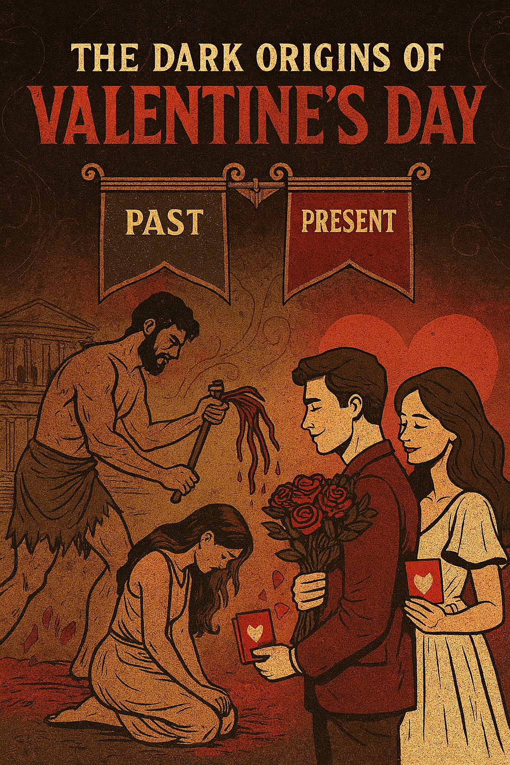 This article discusses how modern traditions and holidays, specifically Valentine's Day, are rooted in ancient pagan practices.